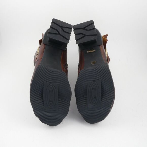 L'Artiste by Spring Step Sprint Step Natia Leather Ankle Boots Brown Women's :9 - Picture 7 of 14